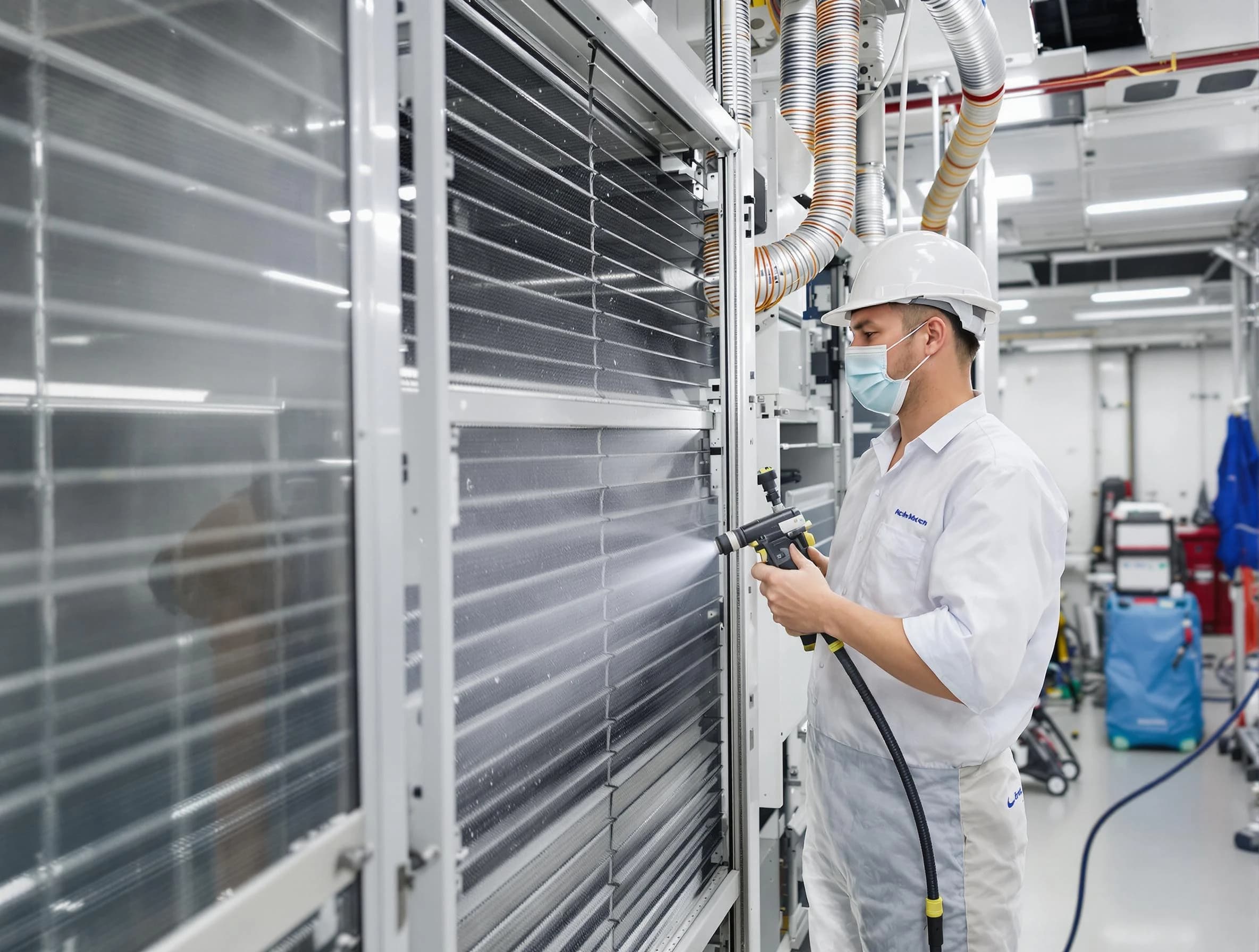 Professional AC coil cleaning by Easton Air Duct Cleaning in Easton