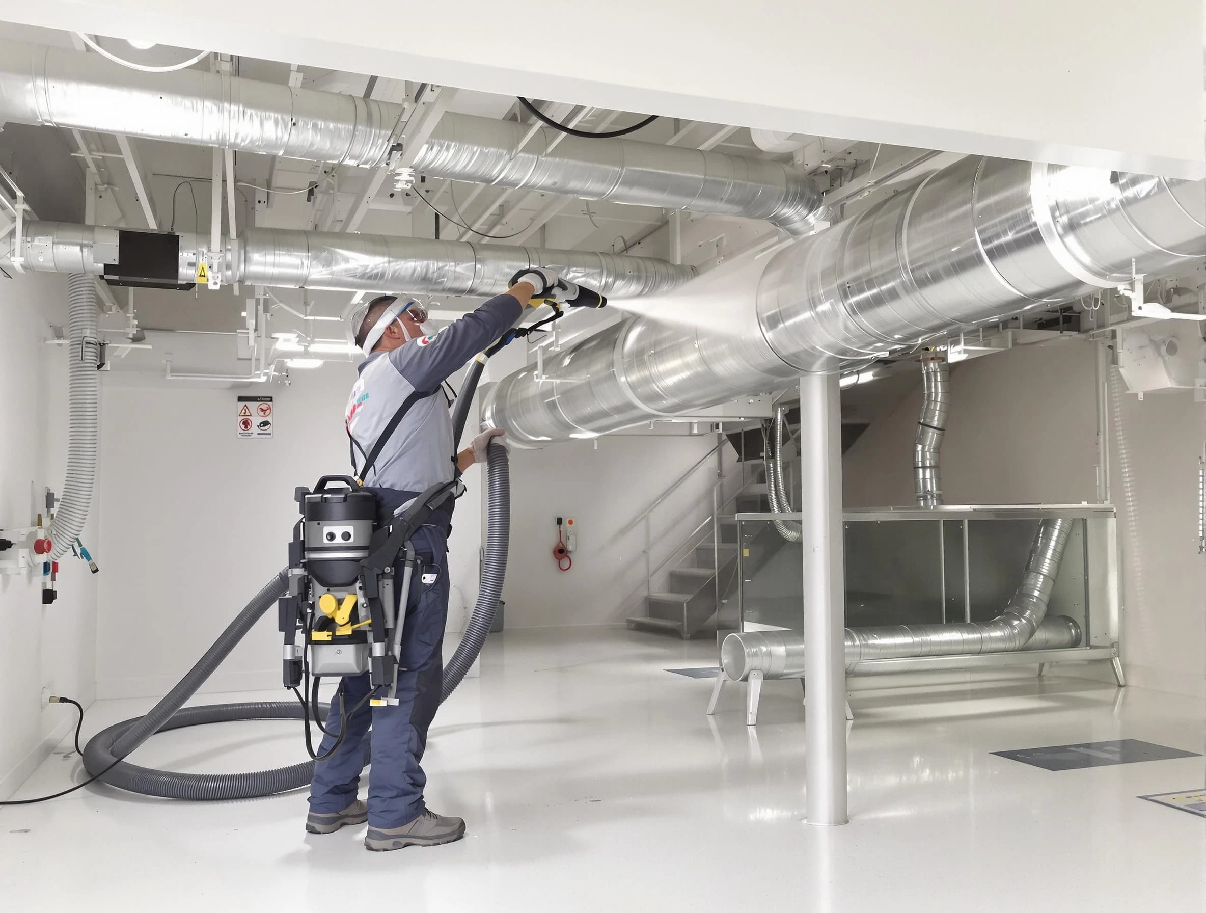 Professional central duct cleaning by Easton Air Duct Cleaning in Easton