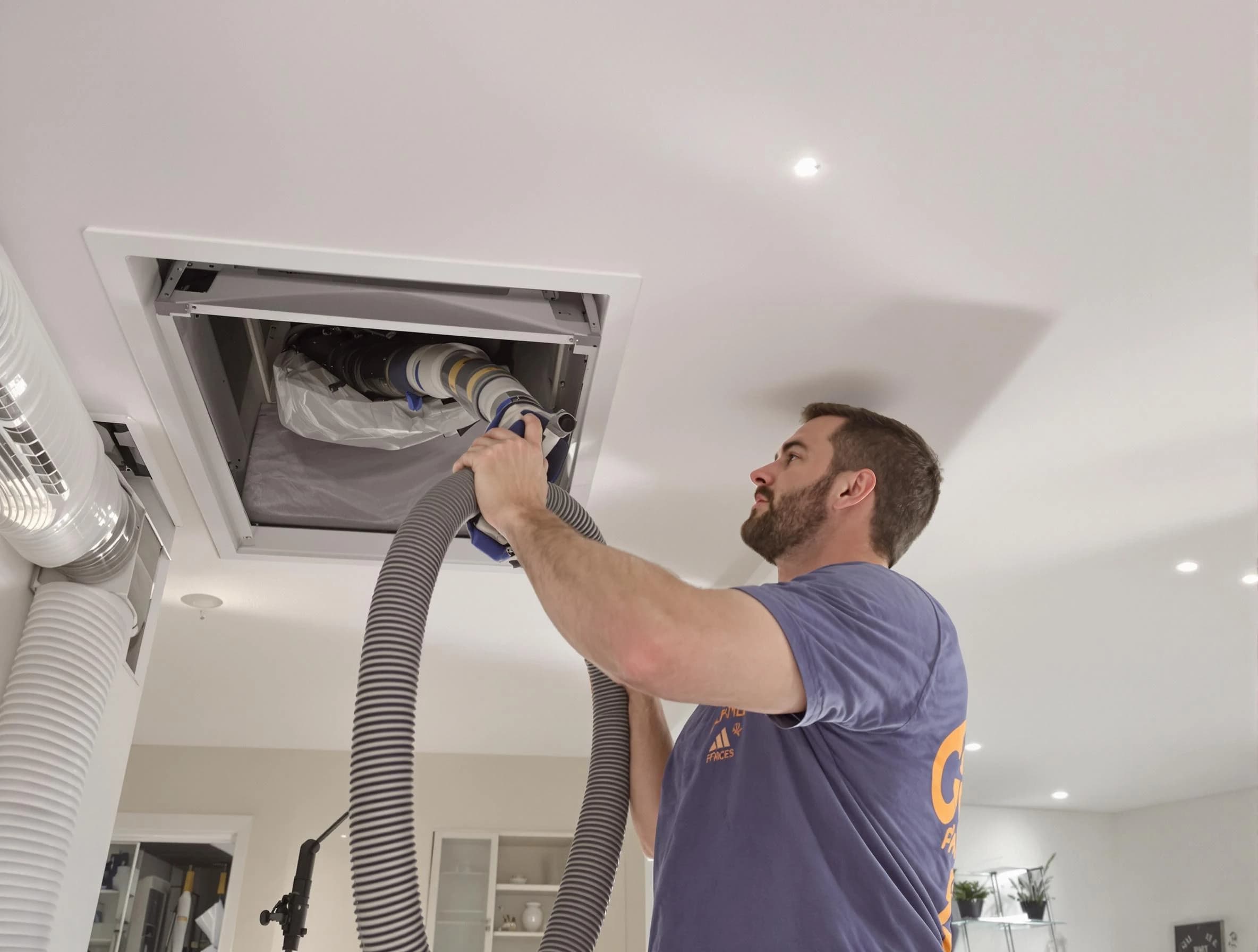 Precision indoor duct cleaning by Easton Air Duct Cleaning in Easton