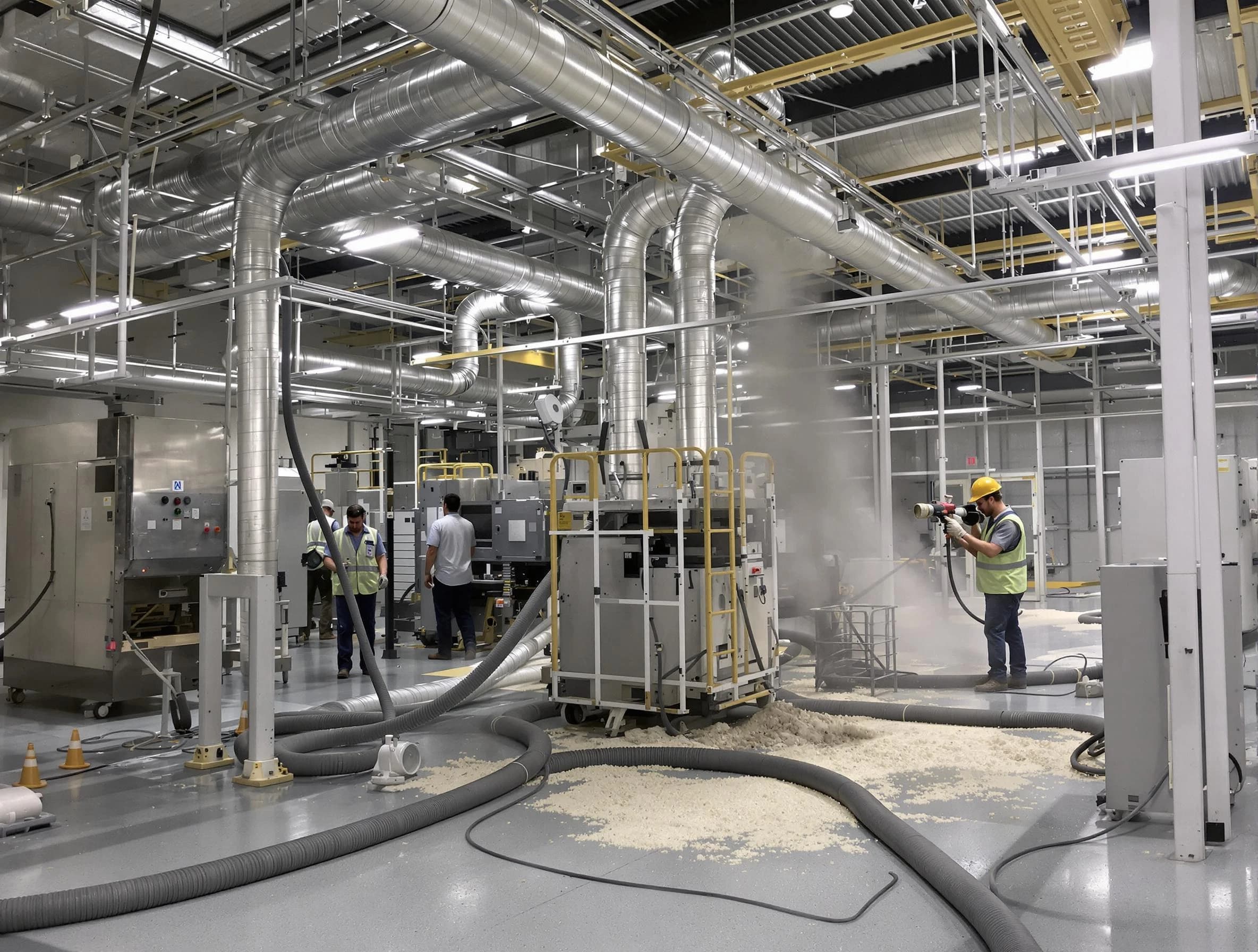 Heavy-duty industrial duct cleaning by Easton Air Duct Cleaning in Easton