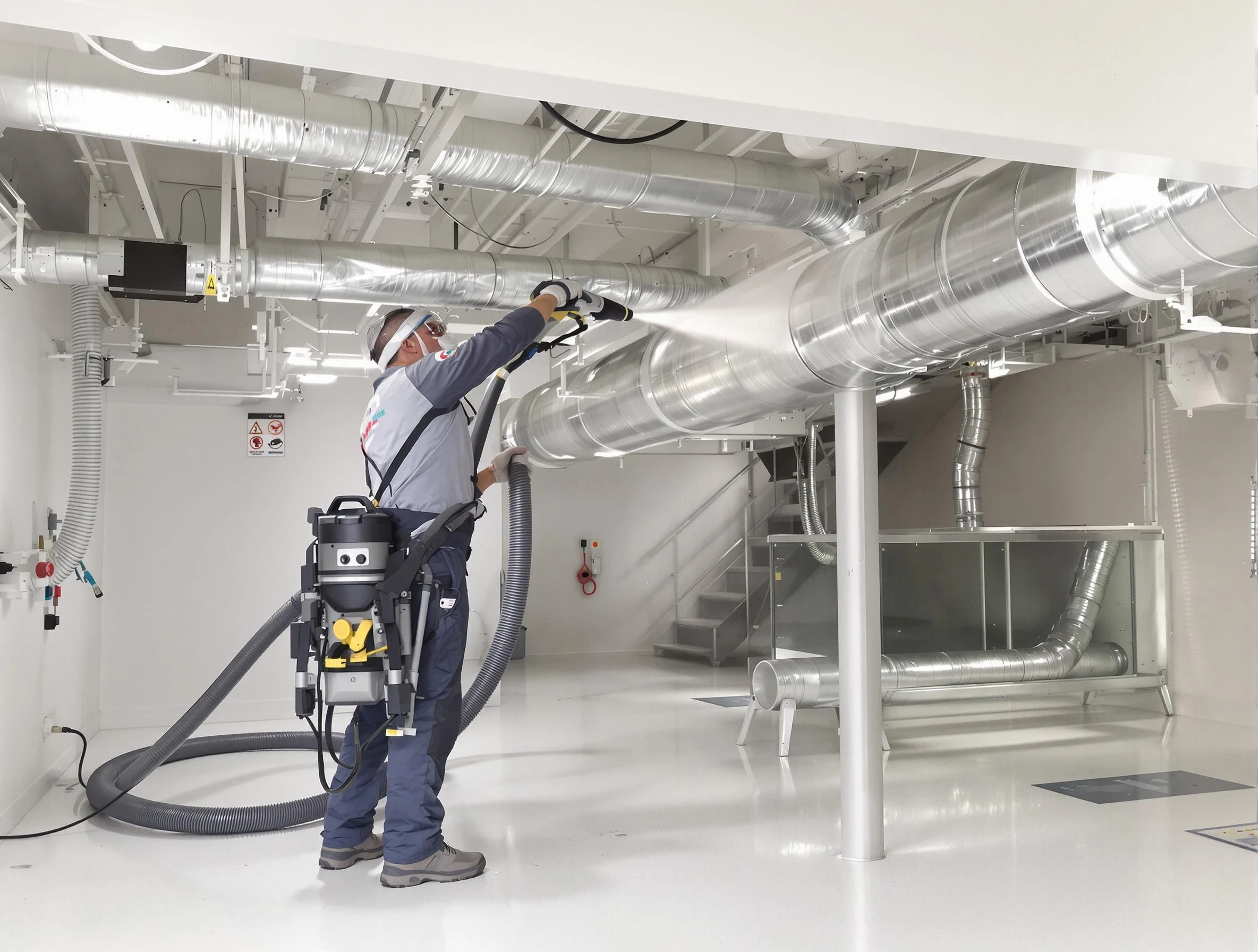 Professional central duct cleaning by Easton Air Duct Cleaning in Easton