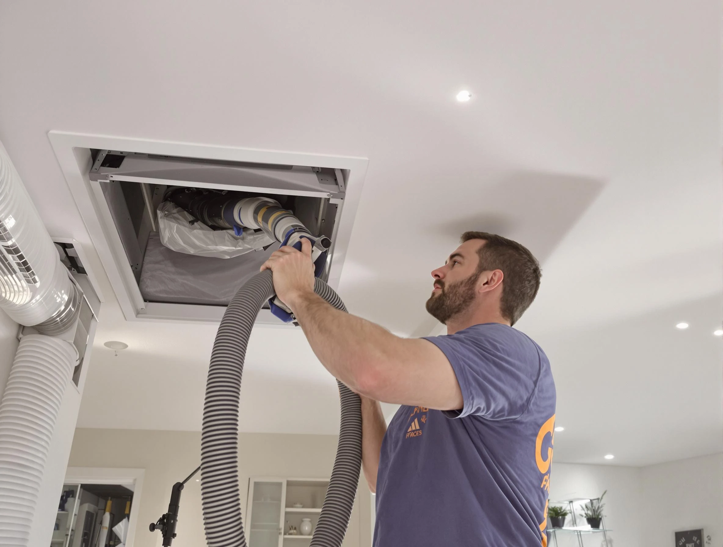 Precision indoor duct cleaning by Easton Air Duct Cleaning in Easton